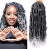 Shinon Butterfly Locs Crochet Hair 14 Inch Pre Looped Distressed