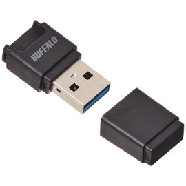Buffalo BSCRM100U3BK USB3.0 MicroSD Compact Card Reader Black