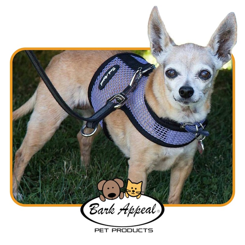 Bark Appeal Netted Wrap N Go Harness - Pink, Medium