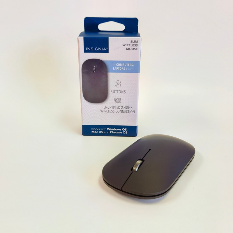 Insignia Slim Wireless Mouse - Optical 3-Button Mouse