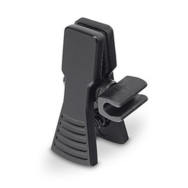 Pronomic MCH-100SB Microphone Holder Suitable for Pronomic MCM-100 Instrument Microphone on Saxophone, Brass Instruments, Cajon etc. Black