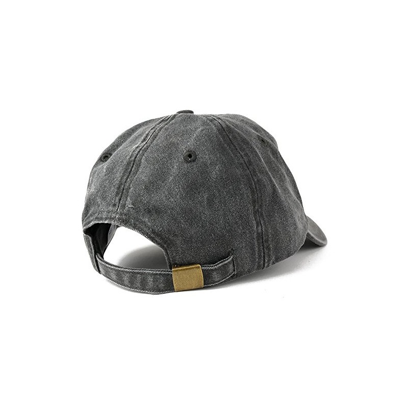 Bandera de EE. UU. Algodón, diseño bordado Washed Perfil Bajo