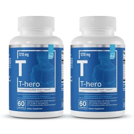 Essential Elements T-Hero – Male Health & T-Support, 60 Vegan Caps (2 Pack)