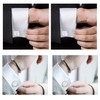 LOYALLOOK 4Pairs Initial A Men's Initial Letter Shirts Cufflinks Engraved