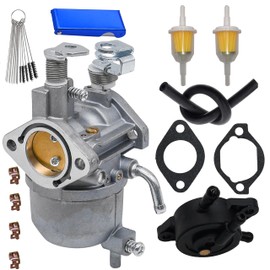 Lanigram 607954 Carburetor Fit for EZGO Kawasaki Engine RXV 2008+ Gas Golf Carts TXT 2010-2015 Valor 2010-2014 607954, 8125, 603593 8128, 603580 8126 Repalce 602061 808656 72873G01