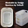 LivLab Mker Food Storage Container Sets BPA-Free Plastic Stackable Shelf