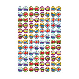 トレンド ごほうびシール 乗り物 800片 Trend superSpots Stickers Tiny Transports T-46163