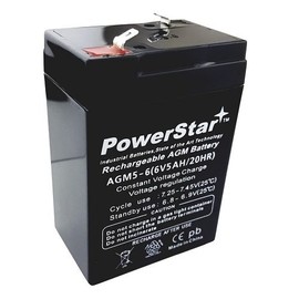 6V 5Ah (SLA) Rechargeable Battery for Alarms, ATV's and motorcycles 2YR WARRANTY