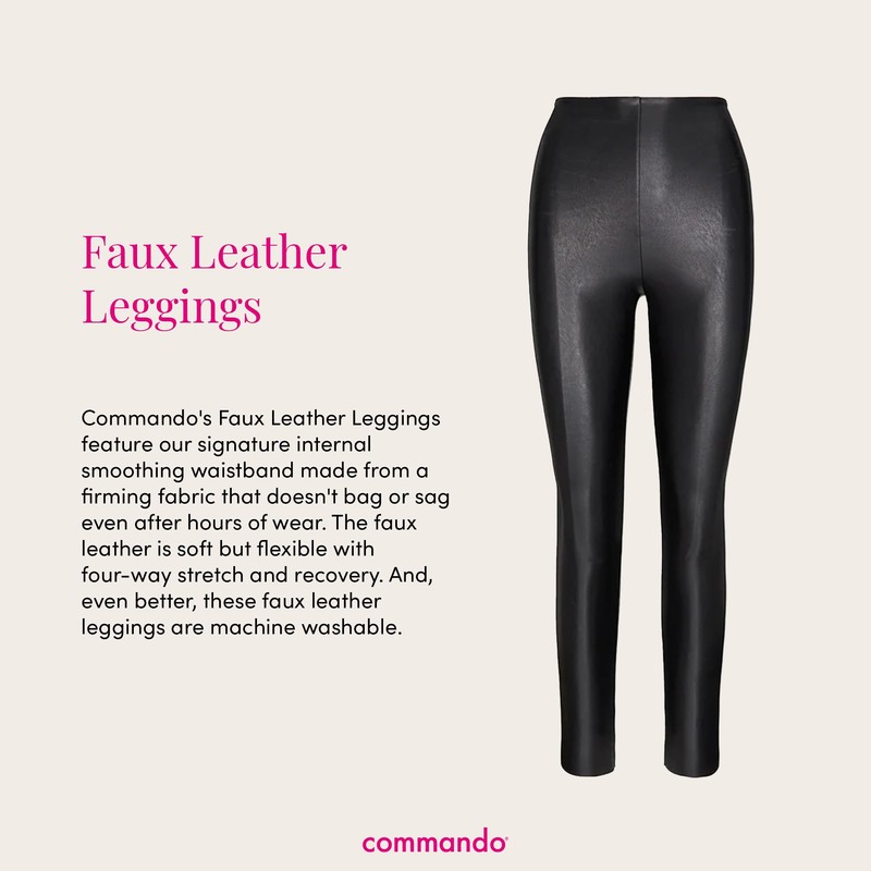commando - Faux Leather Leggings | Sculpting Yet Soft &