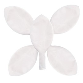 Neo LOONS 36 Inch Giant Latex Balloons, Standard White Round Balloons for Birthdays Weddings Receptions Festival Party Decoration, Pack of 5 Pcs