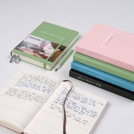 LEUCHTTURM1917 - Some Lines A Day - 5 Year Memory Notebook - Hardcover Journal 366 Pages for 5 Years of Entries (Lilac)