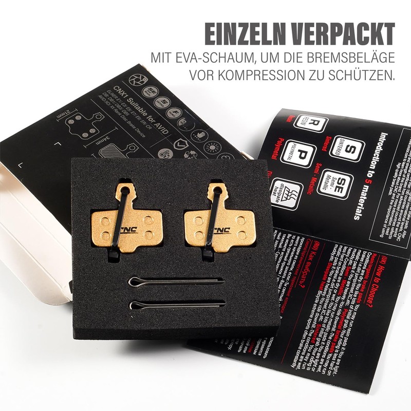 CNCLOL Brake Pads for Avid Elixir E1 E3 E5 E7