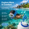 Full Dry Snorkel Mask for Adults – Comfortable Breathing Tube