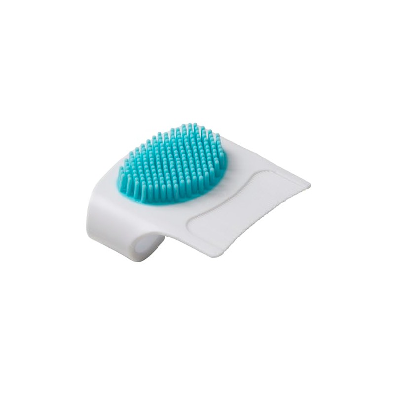 Safety 1st Cradle Cap Brush and Comb , White/Blue