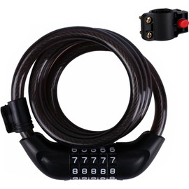 Bicycle Combination Lock Electric Bike Combination Lock Bike Lock Anti-Theft Lock 566 Ring Lock