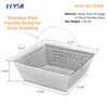 Leyso Stainless Steel Floor Sink Drop-in Basket Strainer Sink Drain