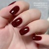 Xeijayi 1pc Sparkling Red Rhinestone Gel Nail Polish Me105 Red