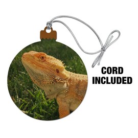 GRAPHICS & MORE Bearded Dragon in Profile Wood Christmas Tree Holiday Ornament