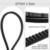 sourcing map AX98 EPDM V-Belt, Raw Edge Cogged Industrial Rubber