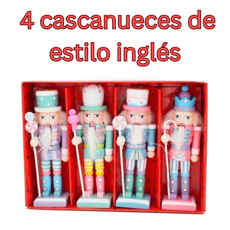 4 Nutcrackers (Pastel)