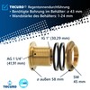tecuro Tank Fitting Barrel Fitting Container Screw Connection Brass with