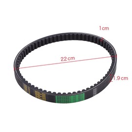 2pcs Drive Belt Clutch Belt 725, Rubber Go Kart Belt Drive Clutch For Hammerhead 80T and TrailMaster Mid XRX Go-Karts 9.100.018-725
