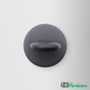 EAI Round Bathroom Thumbturn & Release Set - Matt Black