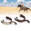 Low Carbon Steel Hand Sculpture Elegant Appearance Cowboy Horse Boot