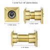 Earl Diamond Solid Brass Square HD 220 Degree Door Viewer