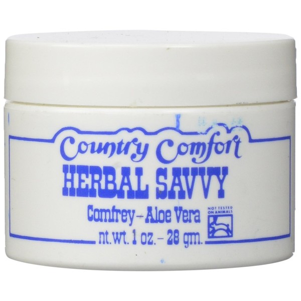 Country Comfort Herbal Savvy Comfrey, Aloe Vera, 1 Ounce