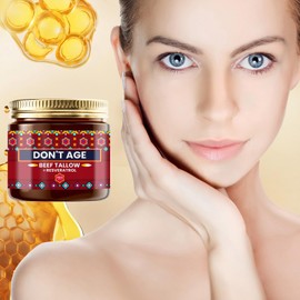  Don't Age Mexican Beef Tallow Resveratrol,Organic Honey Nourishing Face Cream Moisturizer, Skin Care, Lip Balm (1)