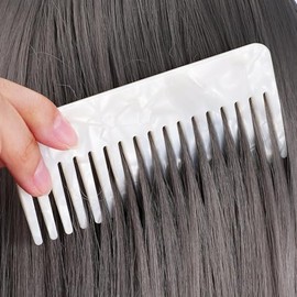 Beaupretty Peine desenredante para el cabello, 3 piezas, peine de pelo de carey, simple, vintage, peluquería, antiestático, de plástico, herramientas 