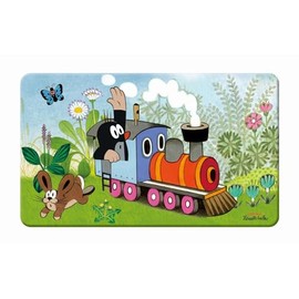 Trötsch The Little Mole Breakfast Board with Locomotive Design Melamine