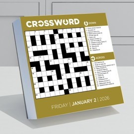 TF Publishing 2026 Daily Word Puzzle Daily Desktop Calendar