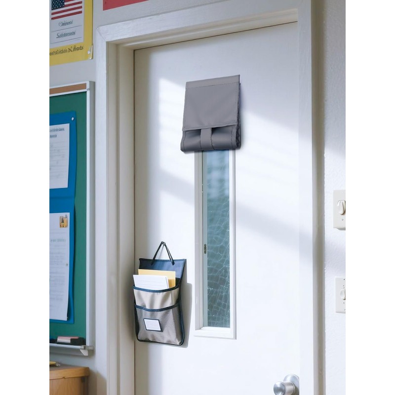 Classroom Door Window Blackout Cover - Blocking 100% Views &