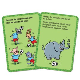 moses. 9846 50 Football Strong Puzzles, Funny Puzzle Game Round, Puzzle Fun for Small Football Friends from 6 Years, Search Pictures, Labyrinths and Word Games on the Theme of Football, Colourful