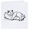 'Persian Cat' Blank Greeting Card (GC00062473)