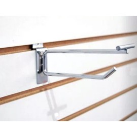 Exhivit Gancho Blister Cromo P/panel Ranurado 15 Cms C/50pzs