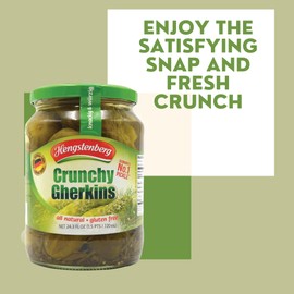 Hengstenberg Crunchy Gherkins, 24.3 Ounce (Pack of 12)