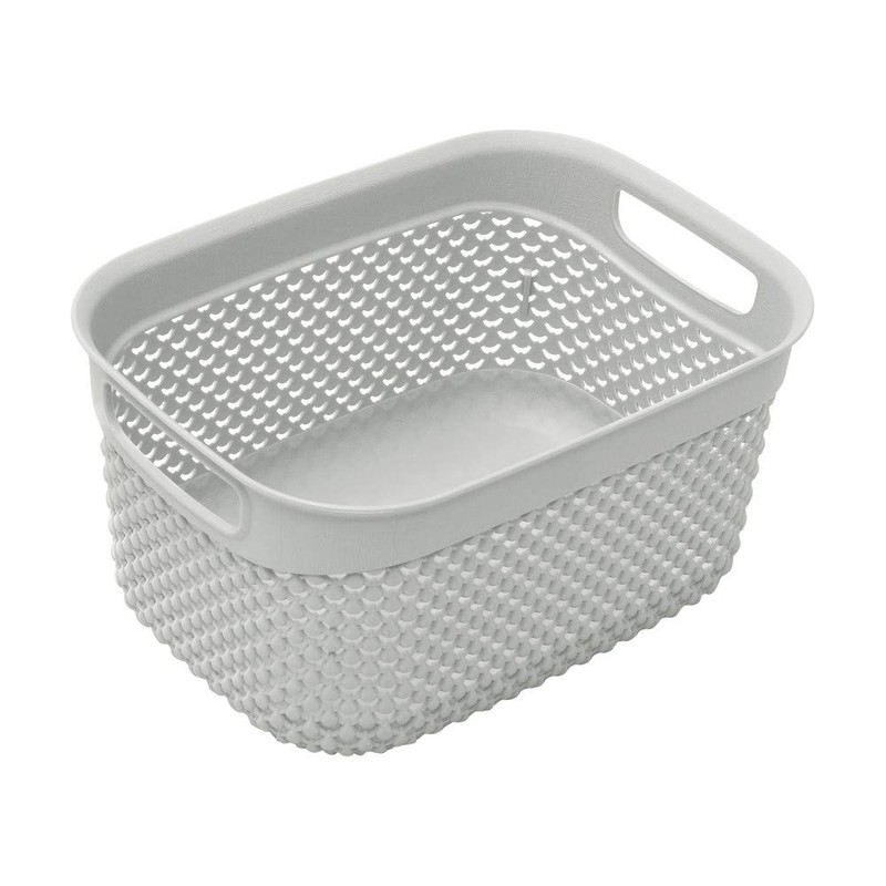 JVL 13-384IG Droplette Design Plastic Storage Box, 3.3Litre, 12 x