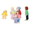 Wooden Dollhouse People for Kids Movable Cultivate Imagination Doll House