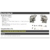 Rear Brake Caliper Set of 2 - Compatible with 2011-2019