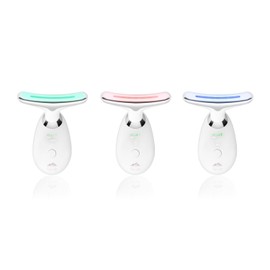ETA Fenite Neck and Face Massager I Against Wrinkles I 3 Modes I Electroplated Heat - Phototeraphy I Micro Vibration I LED Display