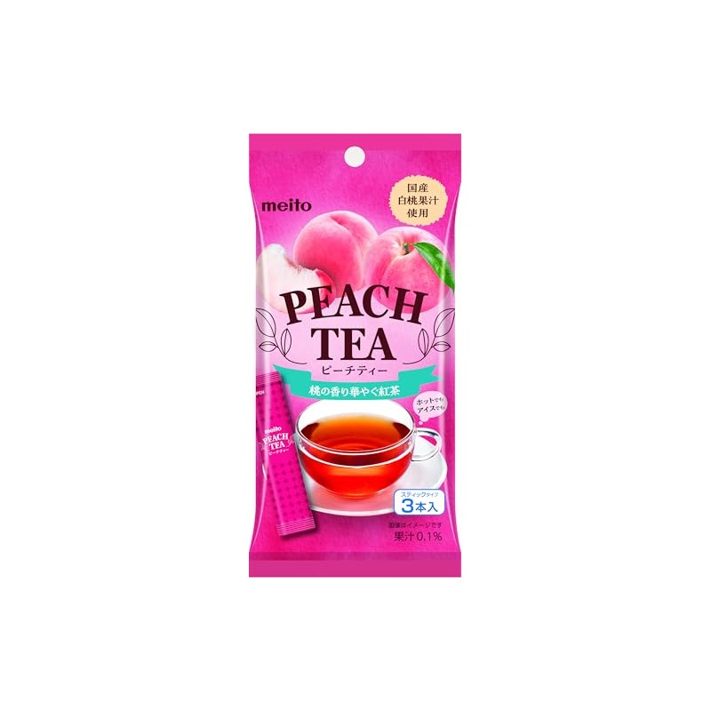 Meito Sangyo Peach Tea 3P x 10 Packs