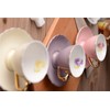 Jusalpha Porcelain Coffee Bar Espresso SMALL Cups and Saucers Set,