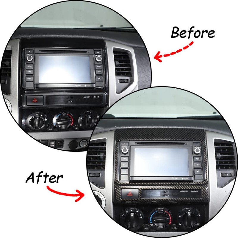 ABS Central Navigation Screen Panel Frame,Center Console GPS Screen Panel