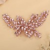 Rumtock Cute Pink Crystals Beads Hair Comb for Women Girls