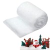 ZoneYan Christmas Snow Blankets, Artificial Snow Blanket with Glitter, Artificial