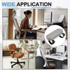 sourcing map 2Pcs Office Chair Arm Pads, Memory Foam Armrest