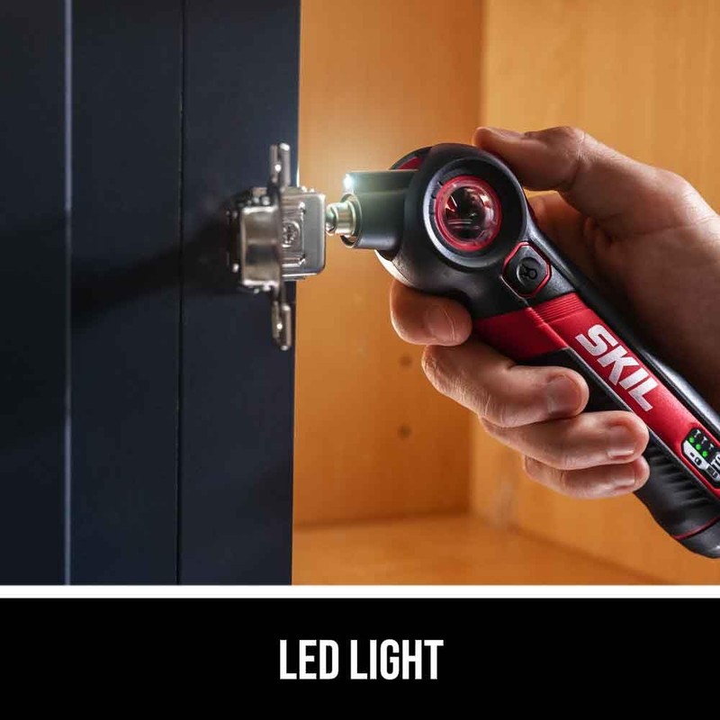 SKIL Twist 2.0 Rechargeable 4V Screwdriver with Pivoting Head, Torque